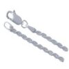 French Rope Style Sterling Silver Chain 16"