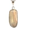 Transparent Cream Striped Moonstone Pendant