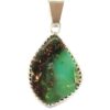 Green and Brown Chrysophase Pendant - CHP4