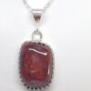 Red Fire Opal Pendant - OPABM3