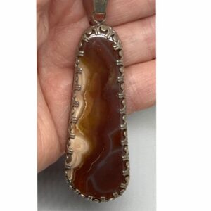 Rhodochrosite Brown Pendant