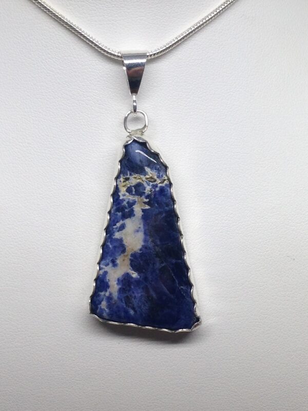 Blue Serpentine Pendant - SER7