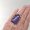 Purple Sugalite Ring