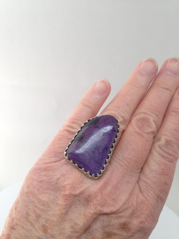 Purple Sugalite Ring