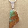 Blue and Brown Turquoise Pendant - TURBR20