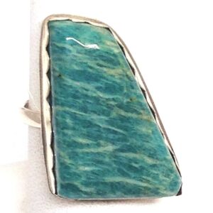 Green Amazonite Ring