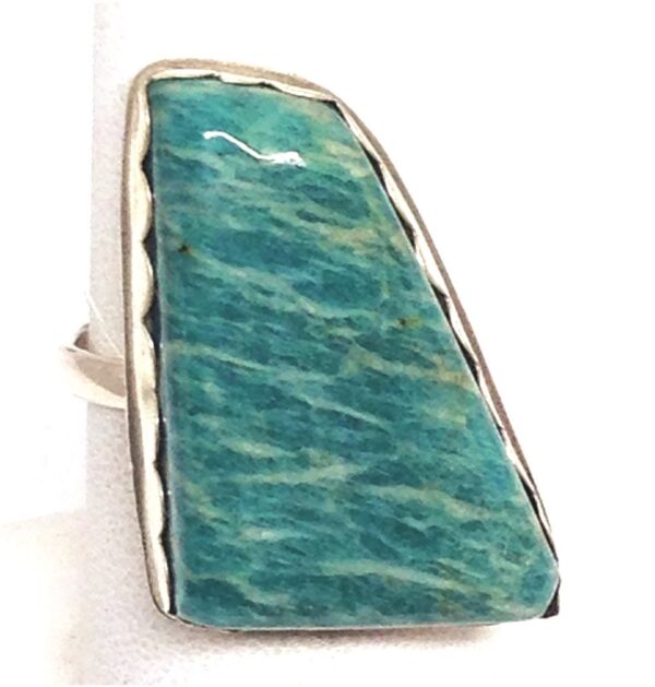 Green Amazonite Ring