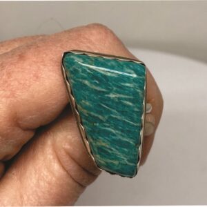 Green Amazonite Ring