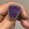 Purple Charoite Ring