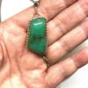 Kelly Green Chrysophase Pendant
