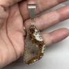 Brown Fossilized Coral Pendant