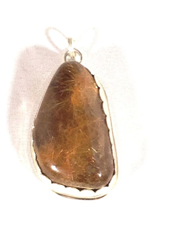 Rutilated Clear Quartz Pendant