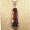 Rhodochrosite Brown Pendant