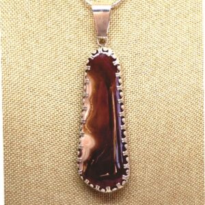 Rhodochrosite Brown Pendant