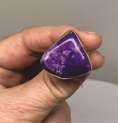 Purple Sugalite Ring