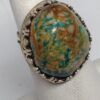 Green and Brown Turquoise Ring - TURBRR1