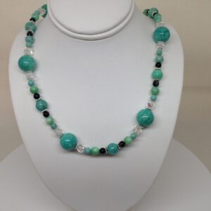 Necklace, Green, Amazonite