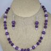 Necklace Set Dark and Light Purple Amethyst - NSAMY1