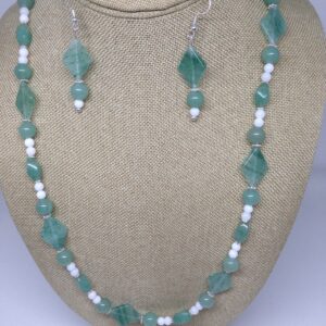Necklace Set Green Adventurine NSAQ1
