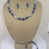 Necklace Set Blue Lapis, Lace Agate and Moonstone - NSLAP