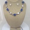 Necklace Set Blue Lapis and White Turquoise - NSLAP13