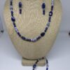 Necklace Set Blue Lapis Lazuli and Blue Serpentine Beads - NSLAP2