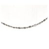 Sterling Silver Chain 16" Long and Short Beads