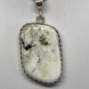 White Buffalo Turquoise Pendant - WB41