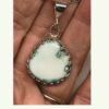 Blue and White Variscite Pendant