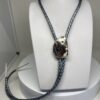Gray Agate Gemstone Bolo Tie - BO AG2