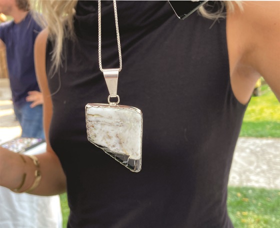 White Buffalo Pendant With New Buyer