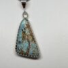 Blue Turquoise Pendant with Brown Matrix - TURBL26