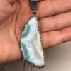 Blue and White Larimar Pendan