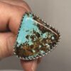 Blue and Brown Turquoise Ring