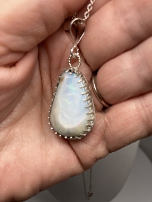 Opal Pendant With Ethopian Opal