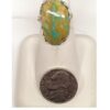 Turquoise Ring Blue Brown K