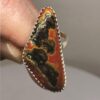 Agate Ring Red with Black