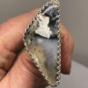 Gray White Agate Ring