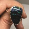 Blue Chrysocolla Azurite Ring