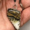 Brown and White Nevada Opal Pendant