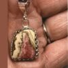 Pink Rhodochrosite Pendant