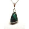 Blue and Green Chrysocolla Pendant