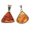 Orange Spiney Oyster Pendants Group A