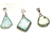 Blue and White Variscite Pendants Group A