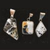 White and Black Buffalo Pendants Group E