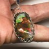 Black Opal Pendant From Nevada USA