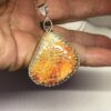 Orange Spiney Oyster Pendant
