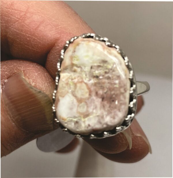Opal Ring White From Idaho