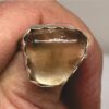 Sunstone Ring Clear Yellow