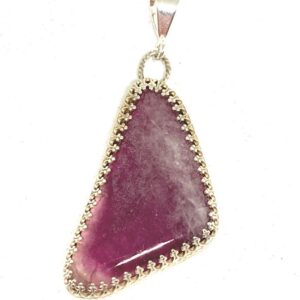 Pink Fluorite Pendant
